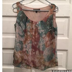 Lafayette 148 Floral Silk Tank Size 4
